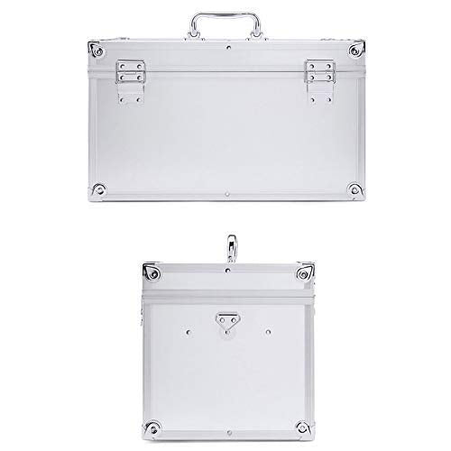 First Aid Box First Aid Kit with Handles Removable Inner Tray Red with White Cross Metal Medical Bag Storage Box Housewares First Aid Box Nurse Offices (Size : 12 Inch) (Click to Select 14 Inch)