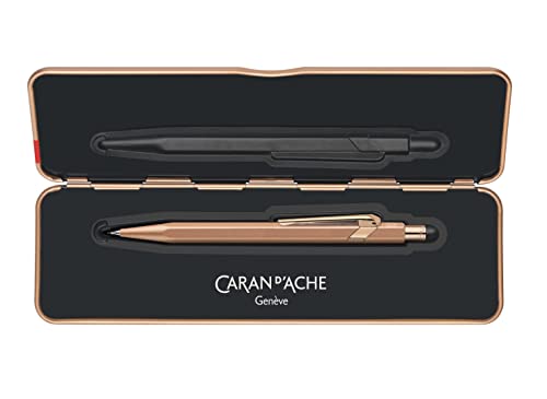 Caran d'Ache 844 Mechanical Pencil 0.7MM - Brut Rosé in Slimpack Case, Pink, One Size