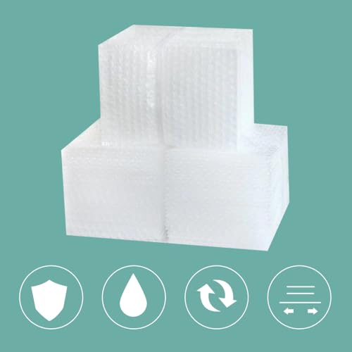 100Pcs Bubble Pouches, 6''x8''&8''x10'' Combinations Bubble Bag for Packing
