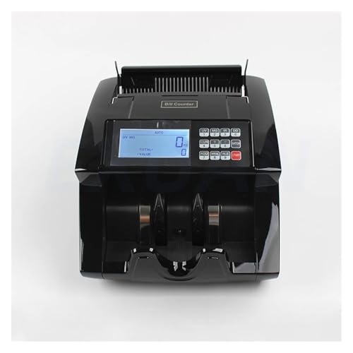 GAZOGJ Cash Register, Automatic Multicurrency Cash Registe Money Counter, Bill Detector Counting Machine LCD Display for Euro Us Dollar AUD Pound