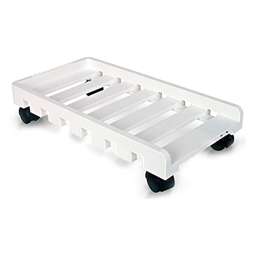 YUEYOULII CPU Stand Computer Tower Stand Cart Floor PC Stand CPU Holder with 4 Caster Wheels Under Desk (Color : B)