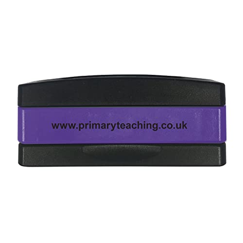 2 Stars and A Wish Pre-Inked Purple School Marking Stamper - Primary Teaching Services