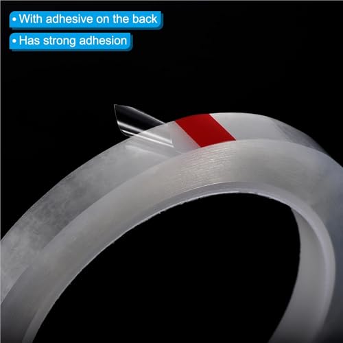 Anenog White Board Tape 6 Pack 66M Whiteboard Tape 10mm Thin Dry Erase for Graphic Chart Marking DIY Art for Office(Black)
