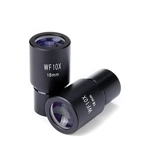 Microscope Accessories Kit WF10X/18mm 23.2mm Microscope Micrometric Graticule Eyepiece for Microscope Slides(NO.935 Reticle)