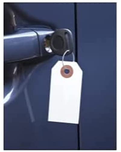 Slip-N-Grip FB-P9833-13 Paper Key Tags with Metal Rings 1000 Key Tags and Metal Rings/Box