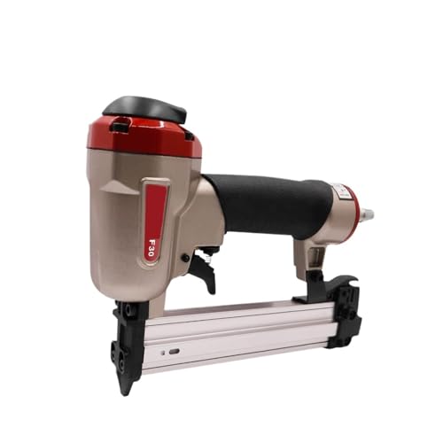 Oil-Free Pneumatic Staple Gun Heavy-Duty Stapler F30 Pneumatic Stapler 18GA Pneumatic Nail Gun Tools for Decorative Furniture Construction Upholstery Woodworking Tools