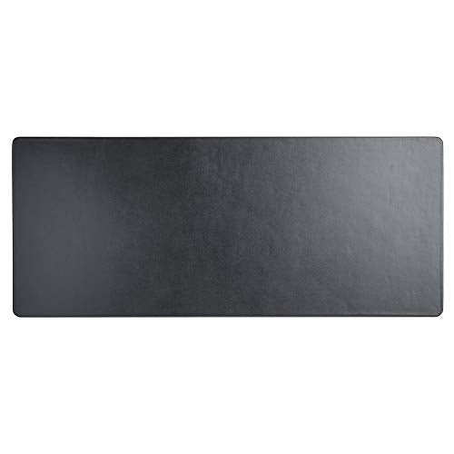 Black Leather 30" x 12.5" Keyboard/Mouse Desk Mat