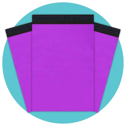 Triplast 13 x 19-Inch Plastic Mailing Postal Bag - Purple (Pack of 500)