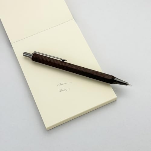SanHo Studio Mechanical Pencil Hexagon 0.5 Black Walnut HMP05WT