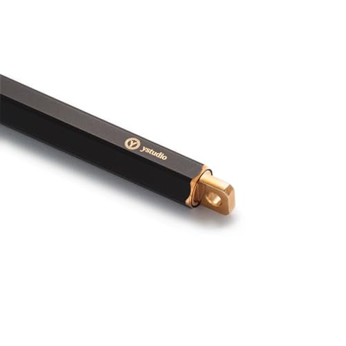 Y-studio YS-STAT-28 Portable Ballpoint Pen, Gel Ink, Black