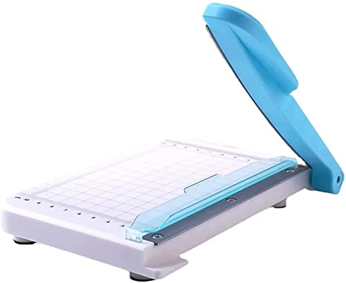 KouRy Paper Trimmer, Guillotine Paper Cutter, 10 Sheet Capacity (Blue)