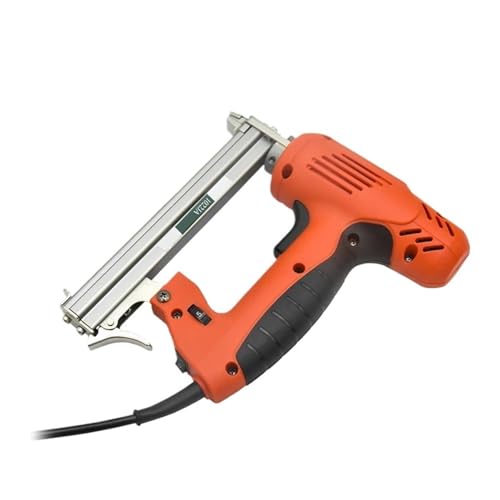 Oil-Free Pneumatic Staple Gun Heavy-Duty Stapler Adjustable Electric Nail Gun 1022 Yard Nail Gun Woodworking Tools Nail Gun Electric Staple Gun 220V 2000W