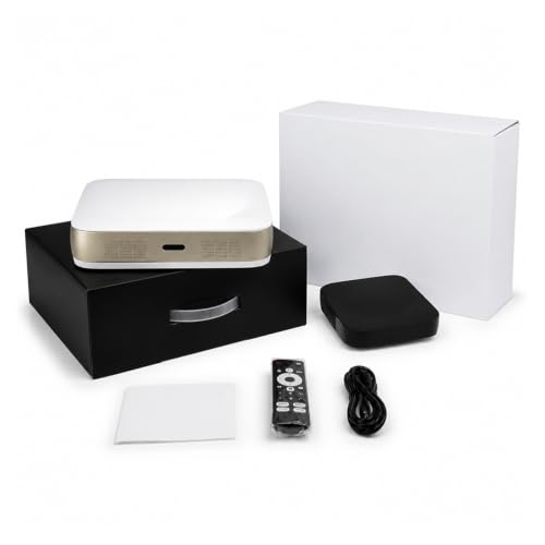 Mini Projector, G3 ust 4k DLP projector(Black)