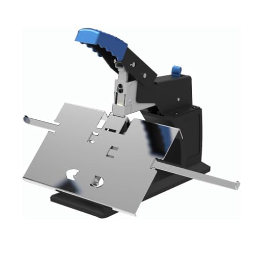 LGRFUXIN Black,Heavy Duty Stapler Manual, Desktop Riding Stapler Saddle-Stitching Machine Saddle Stitch Stapler Binding Machine 6.5mm Maximum Binding Thickness