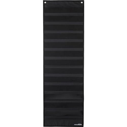 Really Good Stuff Long Rectangle Pocket Chart Black - 1 Pocket Chart