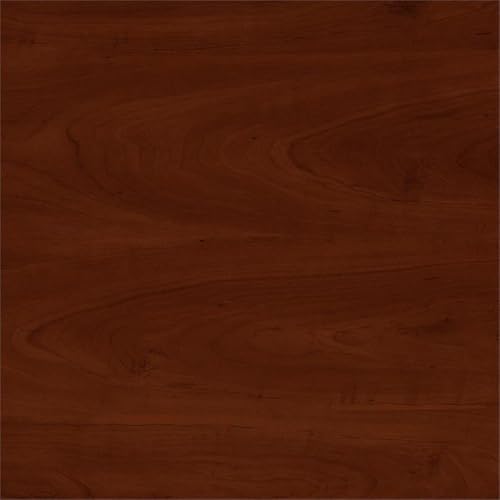 Scranton & Co Computer Desk, 72W x 30D, Engineered Wood, Hansen Cherry Finish, Durable Thermally Fused Laminate, Extended Modesty Panel, Cable Management, Professional Office Workstation