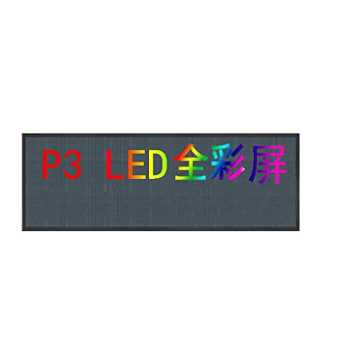 MekUk LED Sign Board Scrolling Message Full Color LED Sign Outdoor Advertising Programmable Scrolling LED Display Screen for Store, Car, Business, Promotion (Size : 61cm*22cm)