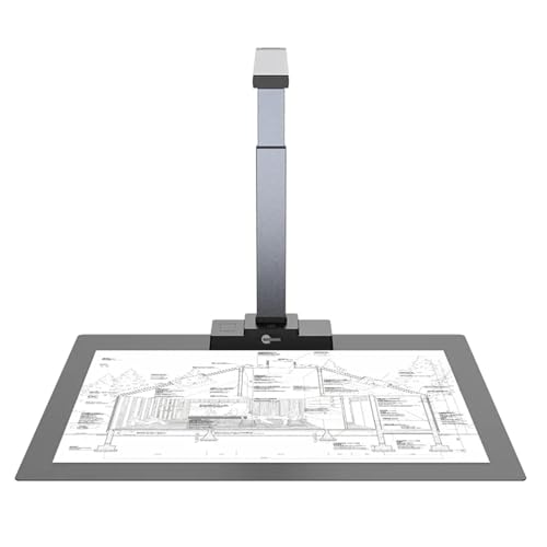 Scanner 18-megapixel A2/3/4 Large Format OCR Recognition Auto Document 24 Color Bit High Definition for Office Use