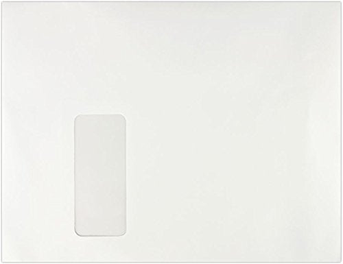 LUXPaper Booklet Window Envelopes | 8 3/4" x 11 1/2" | White | 28lb. Text | 50 Qty