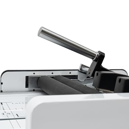 Booklet Maker, A3 Paper Folder Machine, Max 11.7" × 16.5" Paper Folding and Binding Machine, 2-in-1 Multi-Functional Automatic Booklet Folder Stapler Machine for Home School Churche Print Store