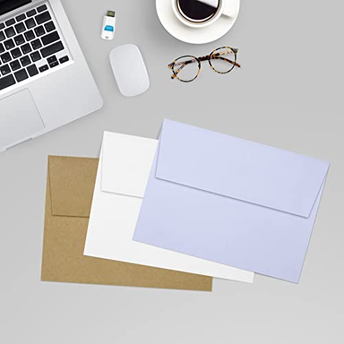 LUXPaper A7 Invitation Envelopes | Peel & Press | 5 1/4" x 7 1/4" | Lilac Purple | 80lb. Text | 250 Qty