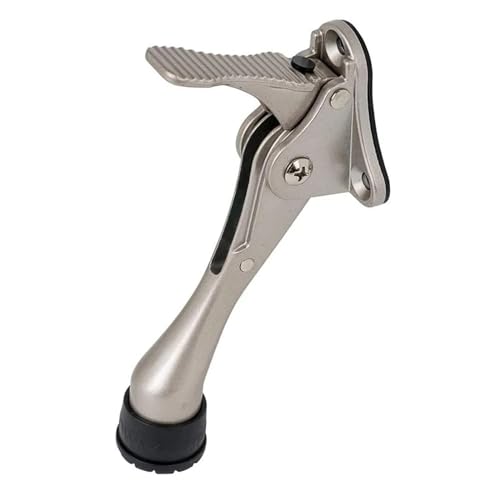 JSEIAJB Door Stopper Heavy Duty Mute Zinc Alloy Stops with Non-Slip Rubber Tip Hidden Wall Protector Hardware