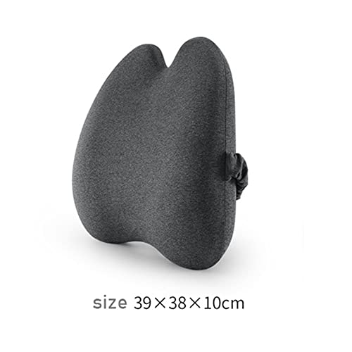 GFHSKRPL Memory Foam Waist Pillow Lumbar Support Cushion for Back Orthopedic Car Seat Office Chair Coccyx Massage Pillows