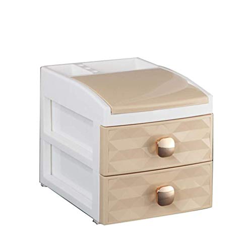 AFPSDLFJDLS Document Organizer - 2 Drawer Filing Cabinet With Metal Handles Khaki, white(D)