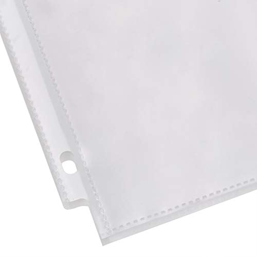 Amazon Basics Heavy Duty Sheet Protectors for 3 Ring Binder, Top Loading, Clear Plastic, 8.5 x 11 inch, 500-Pack