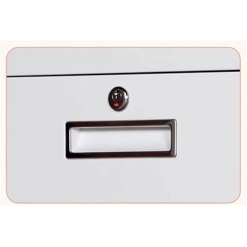 Filing Cabinet Thickened Steel Plate File Cabinet Multifunctional 4 Drawer Cabinet Office Data File Storage Cabinet,65cm Drawer Cabinet(Brown)