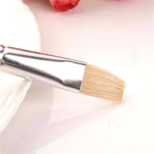 KKIUUUYTGT Bristle Round Oil Paintbrush Art Supplies Gouache Acrylic
