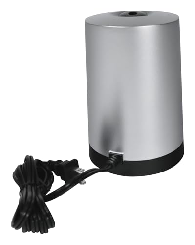School Smart Vertical Electric Pencil Sharpener, for Classroom, Home, and Office Use, Black and Grey