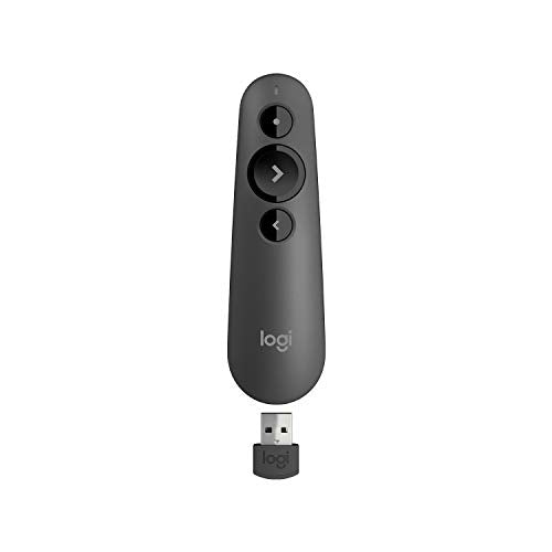 Logitech Wireless Presenter R500s PowerPoint Clicker with Laser Pointer