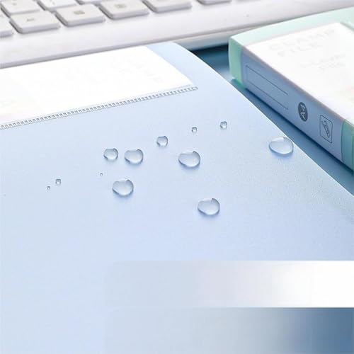 Folder 5PCS A4 Ringless Binder Folder Punchless Document Organizer for Office School