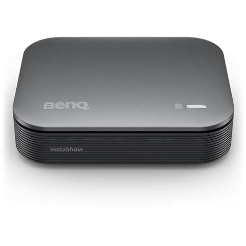 BenQ InstaShow VS25 Driver-Free Wireless Conferencing System – BYOM, BYOD, Audiovisual, Conference Call, 4K/60Hz Playback, Screen Mirroring, CVSS 4.0 Certified Security, HDMI/USB-C, Plug & Play