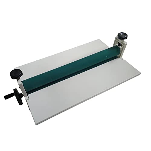LGXEnzhuo 25" Manual Cold Roll Laminator, Desktop Cold Laminating Machine, with Foldable Working Table and Adjustable Pressure, Laminating Width 650mm/25inch
