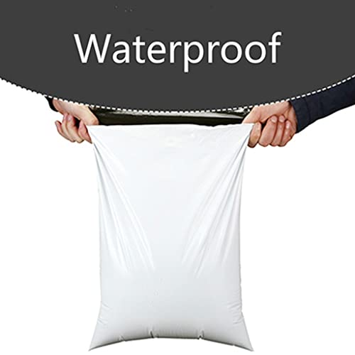 EVANEM 50pcs White Courier Bag, for Express Envelope Storage Bags Mailing Bags Self Adhesive Seal PE Plastic Pouch Packaging (Size : 50x60cm 50pcs)