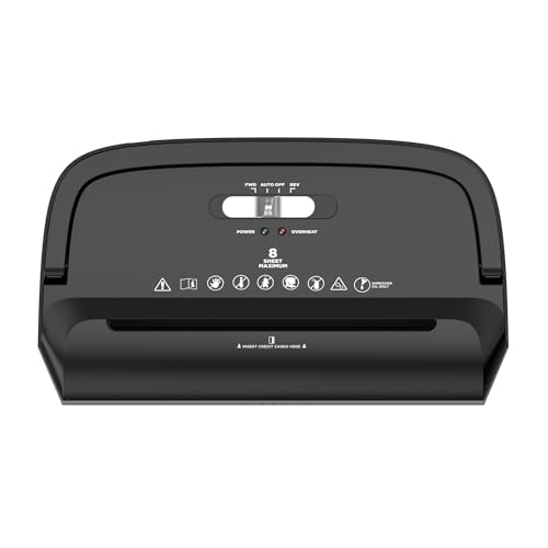 Ativa® 8-Sheet Cross-Cut Shredder, A08CC23