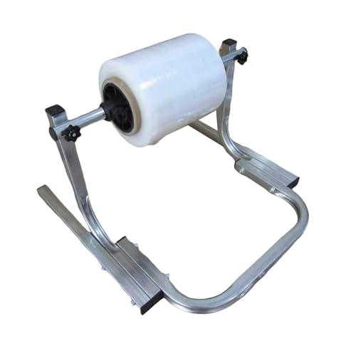 Vertical Bubble wrap roll Holder, Manual Bubble Wrap Dispenser Silver(20x40x25cm)
