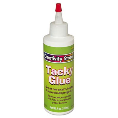 Kraft Tacky Glue, 4 oz, Liquid (8 Pack)