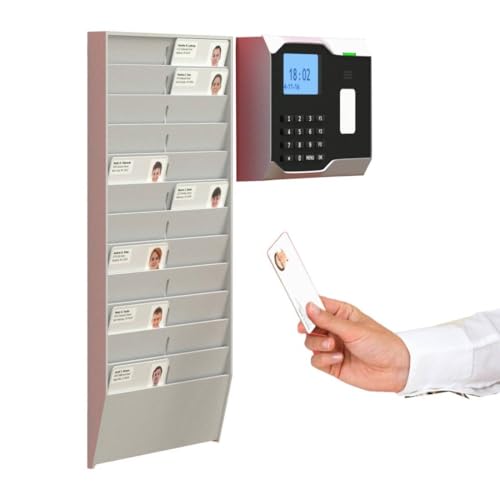 Paper Flow 65248 Wall Badge Holder 24 Compartments 370 x 200 mm Grey