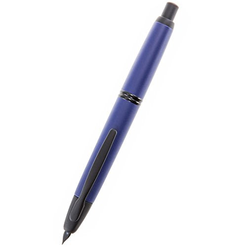 PILOT Vanishing Point Collection Refillable & Retractable Fountain Pen, Matte Blue Barrel, Extra Fine Nib (60595)