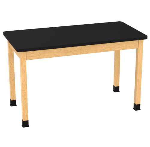 Diversified Spaces PerpetuLab 60x30x36 Science Table,HPL,Black/Oak