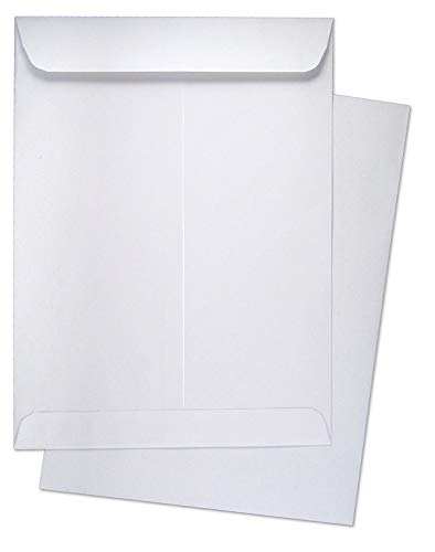 1000 Cashier Depot - 6" x 9" Catalog Envelopes – Open End – Sturdy 24lb White Wove – Gum Flap Closure – Professional Mailing & Document Storage, 1000 Count