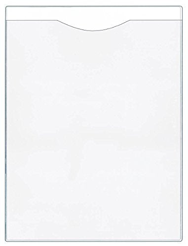 StoreSMART - Plastic File Jackets - Magnetic - White 15-Pack - Open Short Side - FJ85SPQWM-15