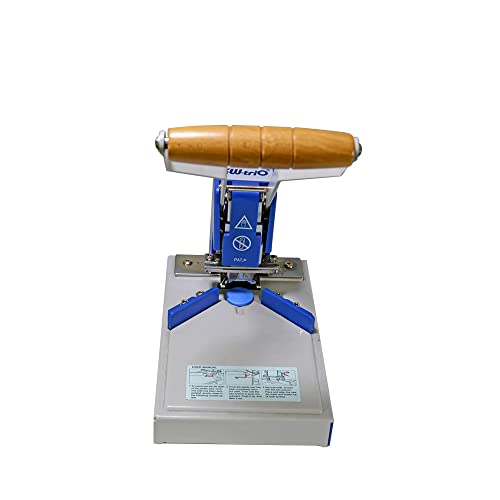 Sysform PrintFinish Desktop Corner Rounding Machine with one 1/4"" Die (die Blade Punch Cutter), Easier way to Cut Multiple Sheets, Blue / Gray