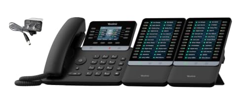 Yealink T73W–PSU IP Phone-with 2-EXP55 Expansion Module-with Power Adapter