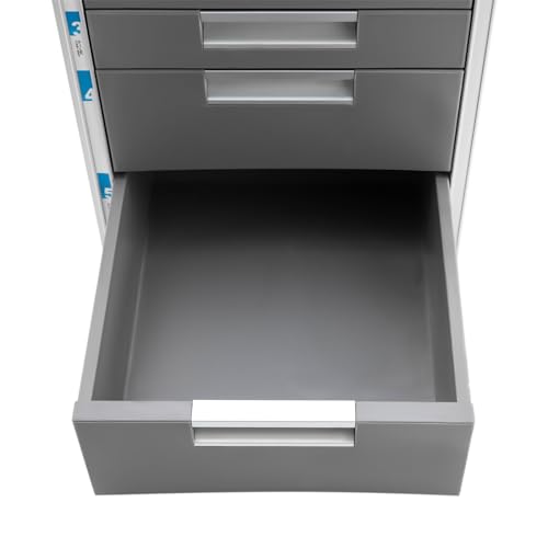 YINZINR Lateral File Cabinet with Lock, 5 Drawer Large Capacity Metal Filing Cabinet w/Wrapped Corners, for Home Office, Lockable Storage Cabinet for Hanging Files Letter/Legal/F4/A4