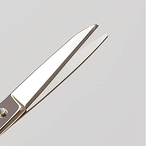DSWMY Craft Scissors, Craft Scissors Pack Antique Vintage Style Cutting Tool for Embroidery Cross Stitch Sewing and Office Use Rose Gold Small