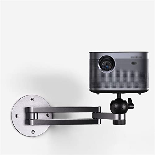 Projector Wall Mount Projector Rack Aluminum Alloy Wall-Mounted Heavy-Duty Projector Stand Conference Room Projector Hanger Bedroom Living Room Retractable Foldable Projector Bracket Projector Hanger